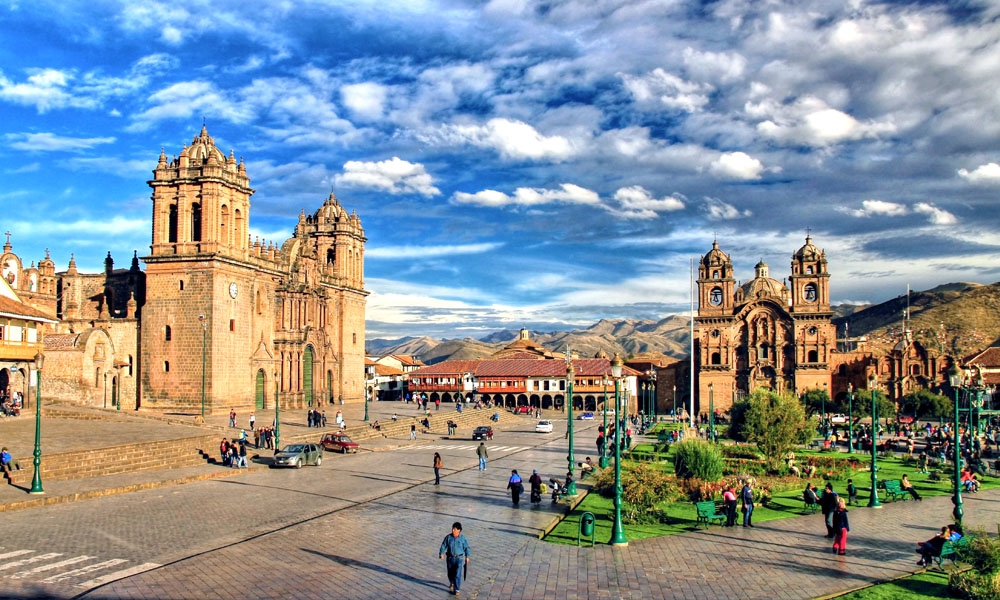 Cusco main square view
