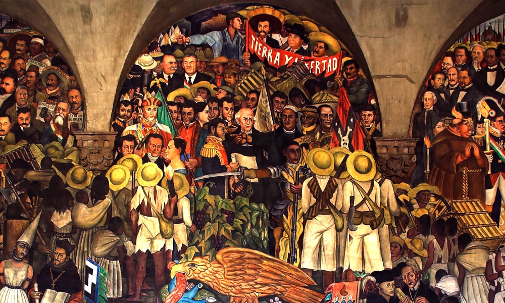 Diego Rivera fresco mural zoom