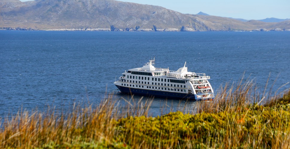 Cruise ship on Cape Horn